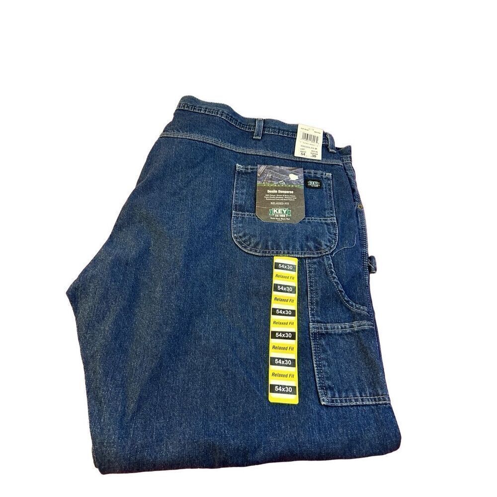 Key Work Apparel carpenter denim jeans irregular (54x30) rn#17754‎ NEW